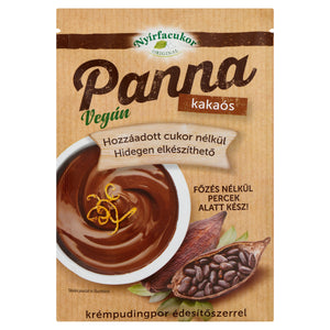 Nyírfacukor Panna hidegen keverhető vegán puding kakós ízű 50g